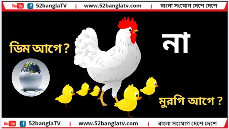 ডিম আগে না মুরগি আগে?