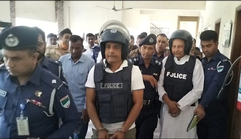 কাঠগড়ায় হাতকড়া পরা ইনু-জর্জ,  কুষ্টিয়ার আদালতে উত্তপ্ত এজলাস