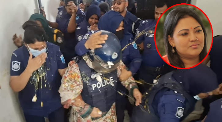 আদালত চত্বরে মমতাজের উপর ডিম নিক্ষেপ, প্রশাসন নীরব