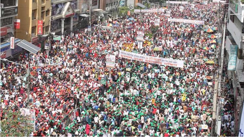 বিএনপির তারুণ্যের শোডাউন, নির্বাচন ডিসেম্বরের মধ্যেই হতে হবে : তারেক