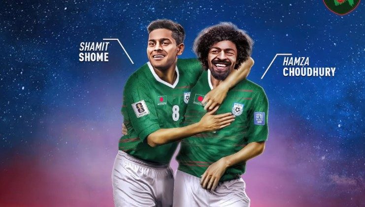 বাংলাদেশের ফুটবল দলের হয়ে খেলতে এবার আসছেন কানাডা থেকে শামিত সোম