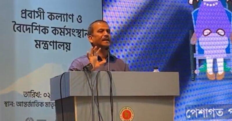 বিদেশে শ্রমবাজার নষ্টের জন্য কাদের দায়ি করলেন আসিফ নজরুল? ‘সিলেট-ব্রাহ্মণবাড়িয়া মারামারি করে’, ‘মালিকের গলা কাটে’