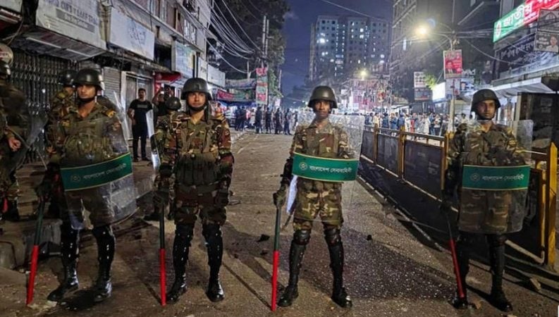 জাতীয় পার্টি ও গণঅধিকার পরিষদের সংঘর্ষ, সেনা মোতায়েন