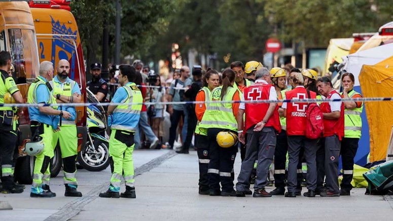 স্পেনের মাদ্রিদে ছয়তলা ভবন ধসে নিহত ৪ জন
