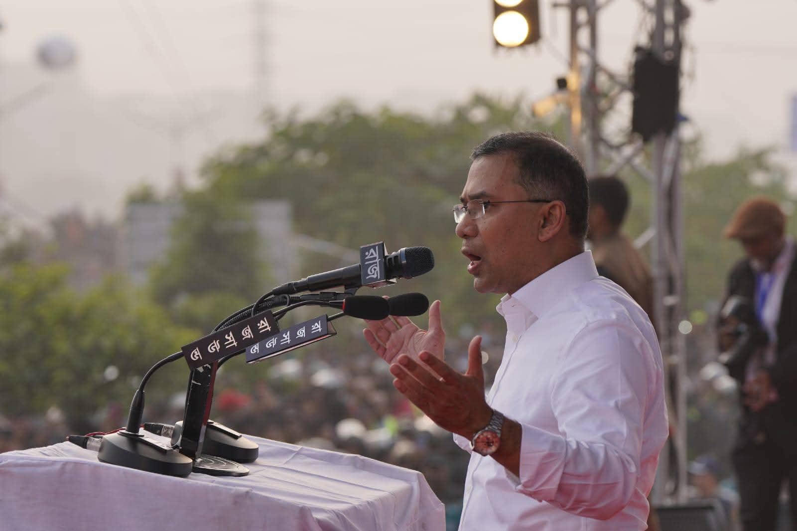 ১৬ মিনিটের ভাষণে যেসব কথা বললেন তারেক রহমান