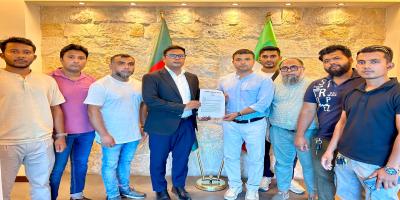 বাঁধনের ওপর হামলার প্রতিবাদে ইতালিতে বাংলাদেশ দূতাবাসে এনসিপি ডায়াস্পোরার স্মারকলিপি
